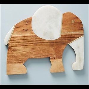 Anthropologie Elephant Cheese Board
